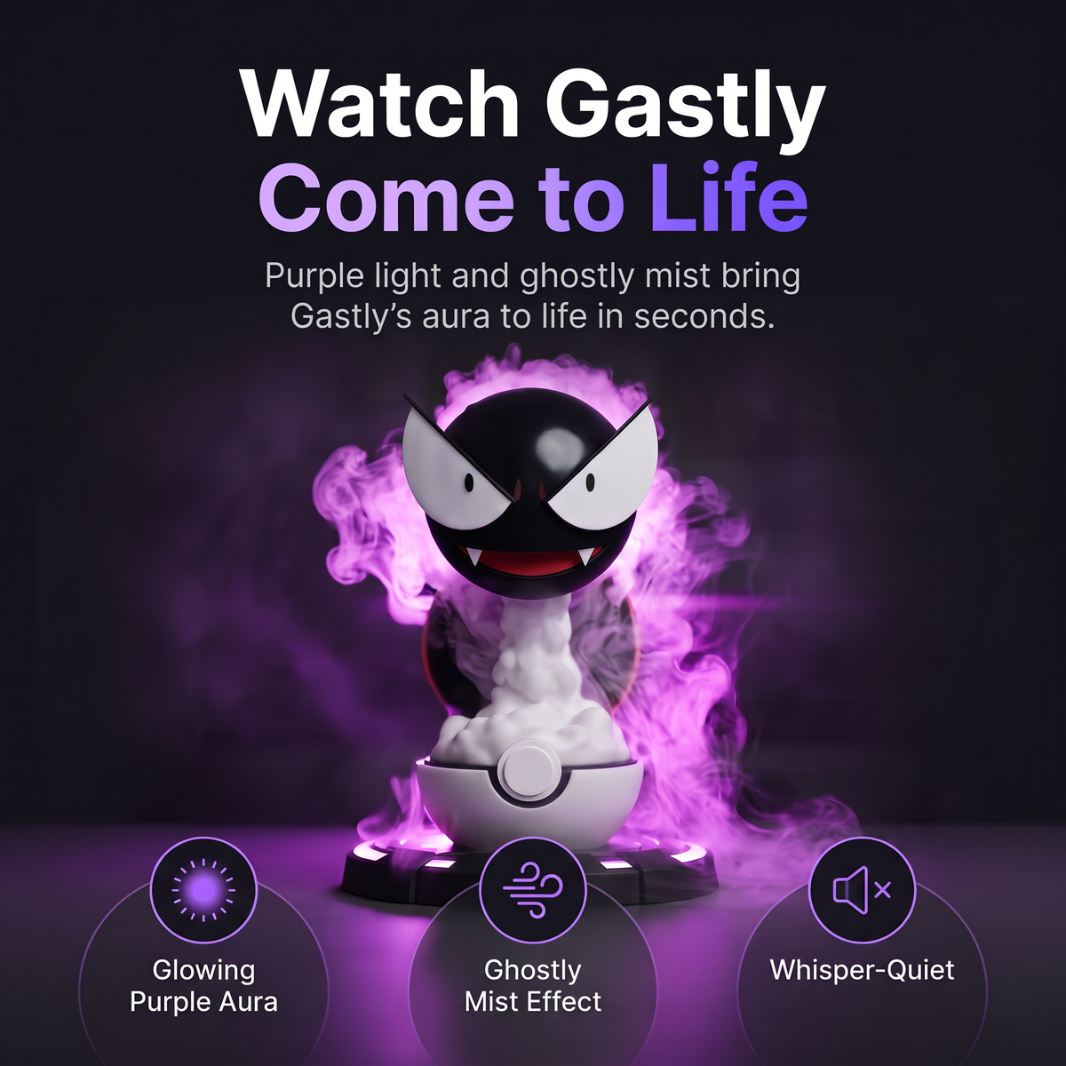 Gastly Aura — LED Mist Humidifier